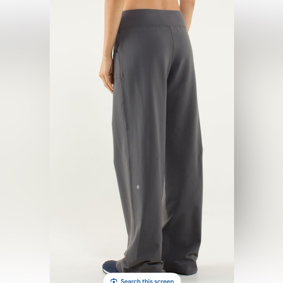 Lululemon Athletica Still Tall Gray Wide-Leg Pants - Picture 3 of 16